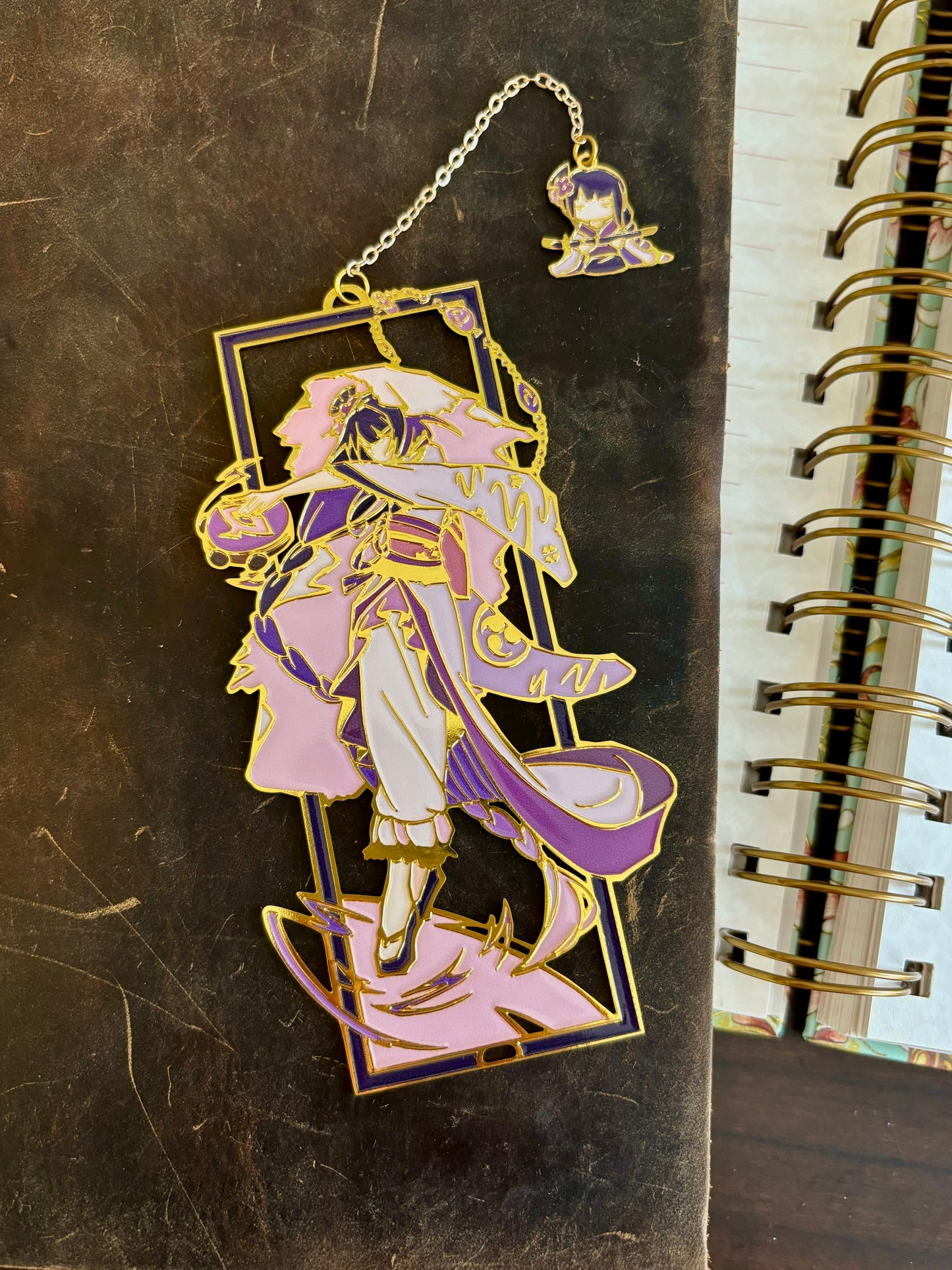 Makoto Baal Ei Beelzebul Raiden Shogun Inazuma | Genshin Impact | Enamel Bookmark / Charm | 11x4cm