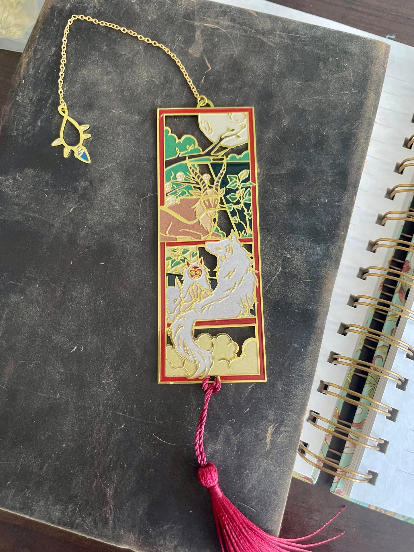 Mononoke Hime Inspired | Anime Movie | Enamel Bookmark / Charm | 11x4cm