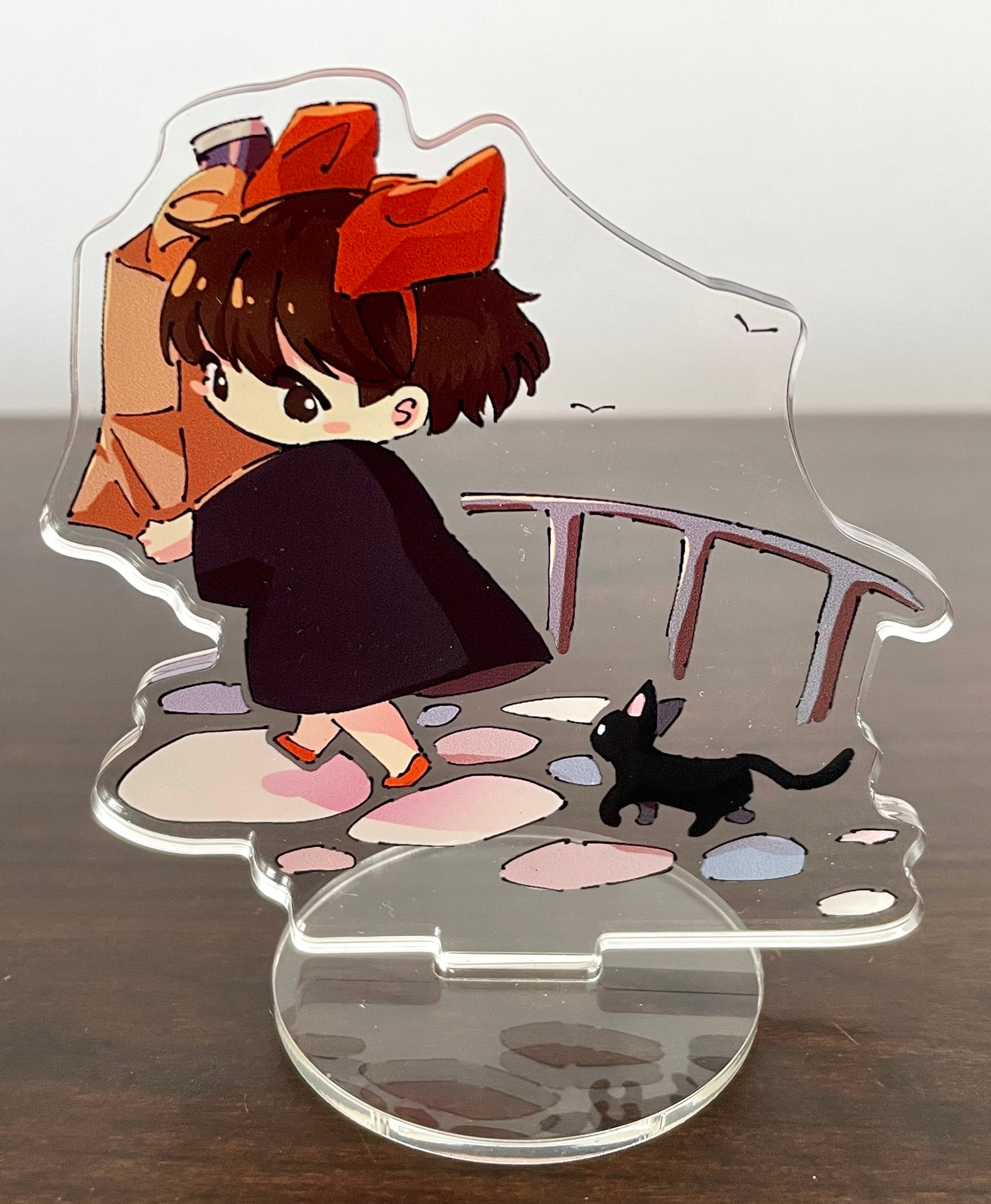 Delivery Service Inspired: Kiki & Jiji | Anime Movie Chibi | 3" Acrylic Stand