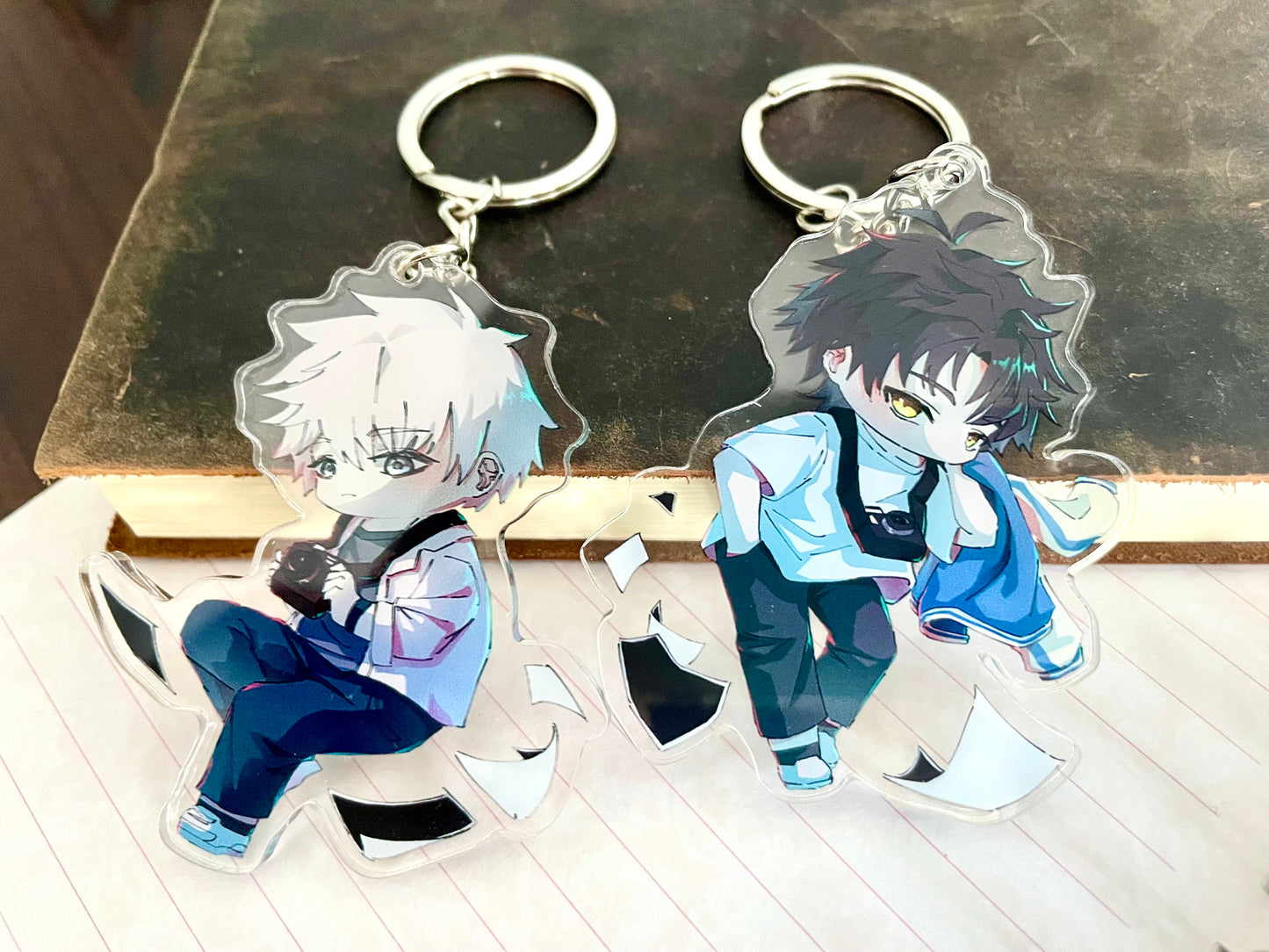 Link Click chibi | ChengXiaoshi & LuGuang | 2.5" Acrylic Keychain