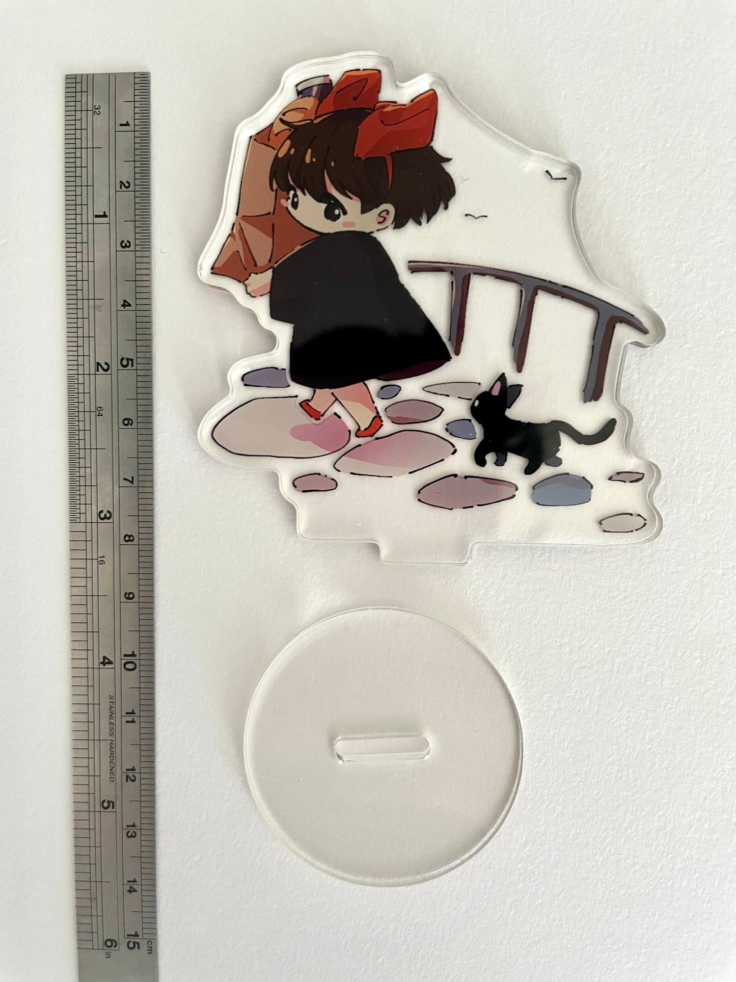 Delivery Service Inspired: Kiki & Jiji | Anime Movie Chibi | 3" Acrylic Stand