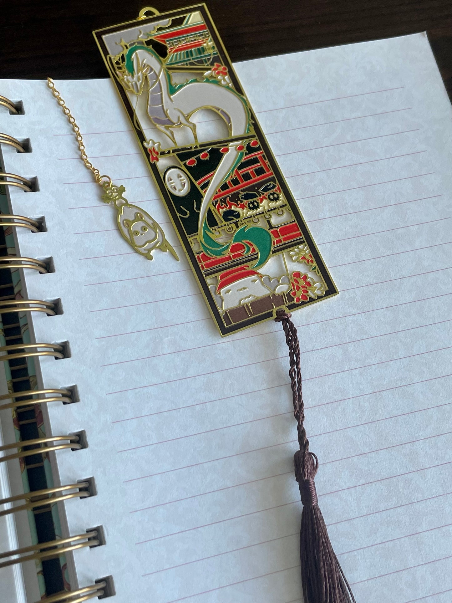 Chihiro and Sen’s Journey Inspired | Anime Movie | Enamel Bookmark / Charm | 11x4cm