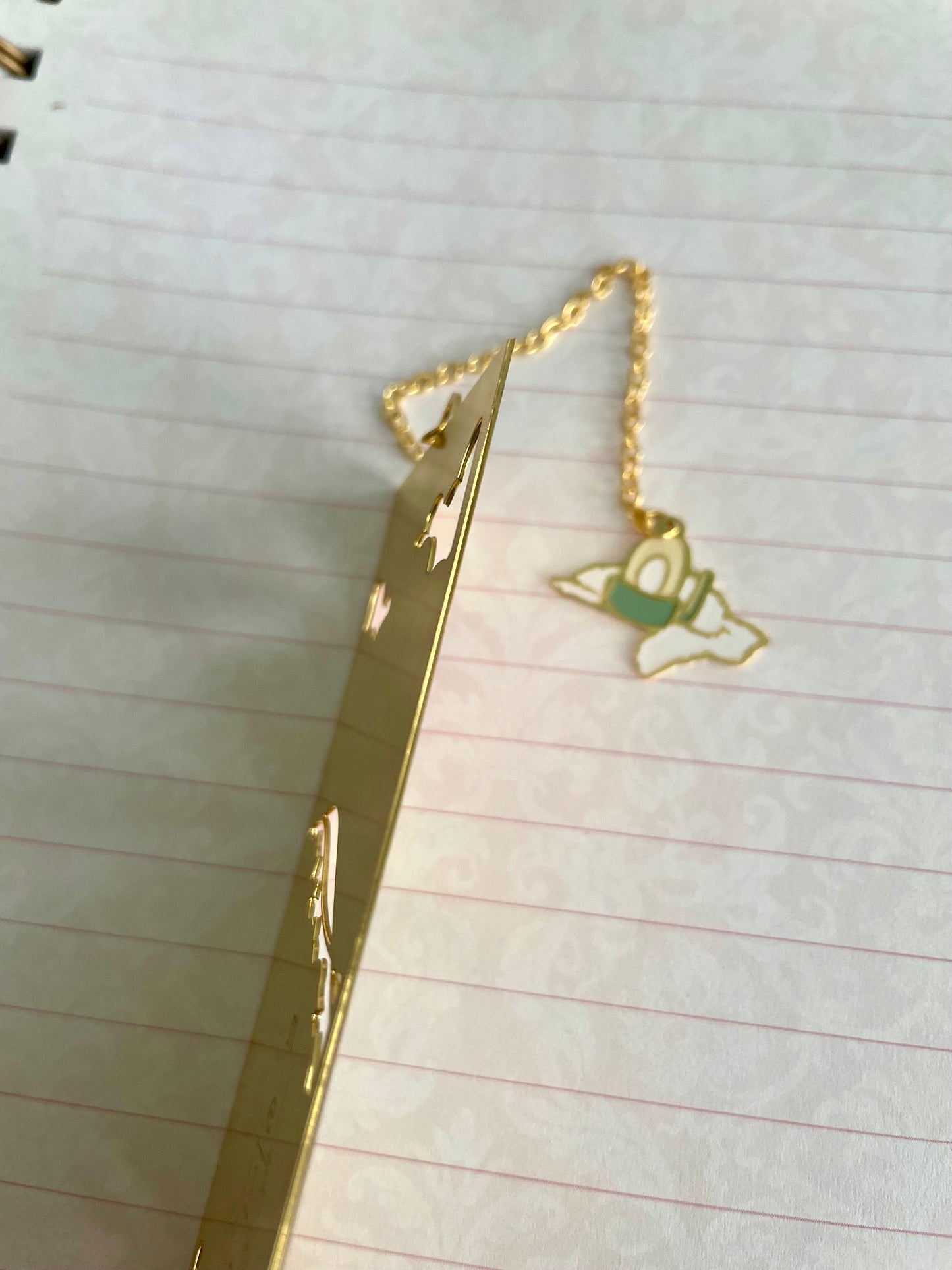 Goldfish Princess inspired | anime movie | Enamel Bookmark / Charm | 11x4cm