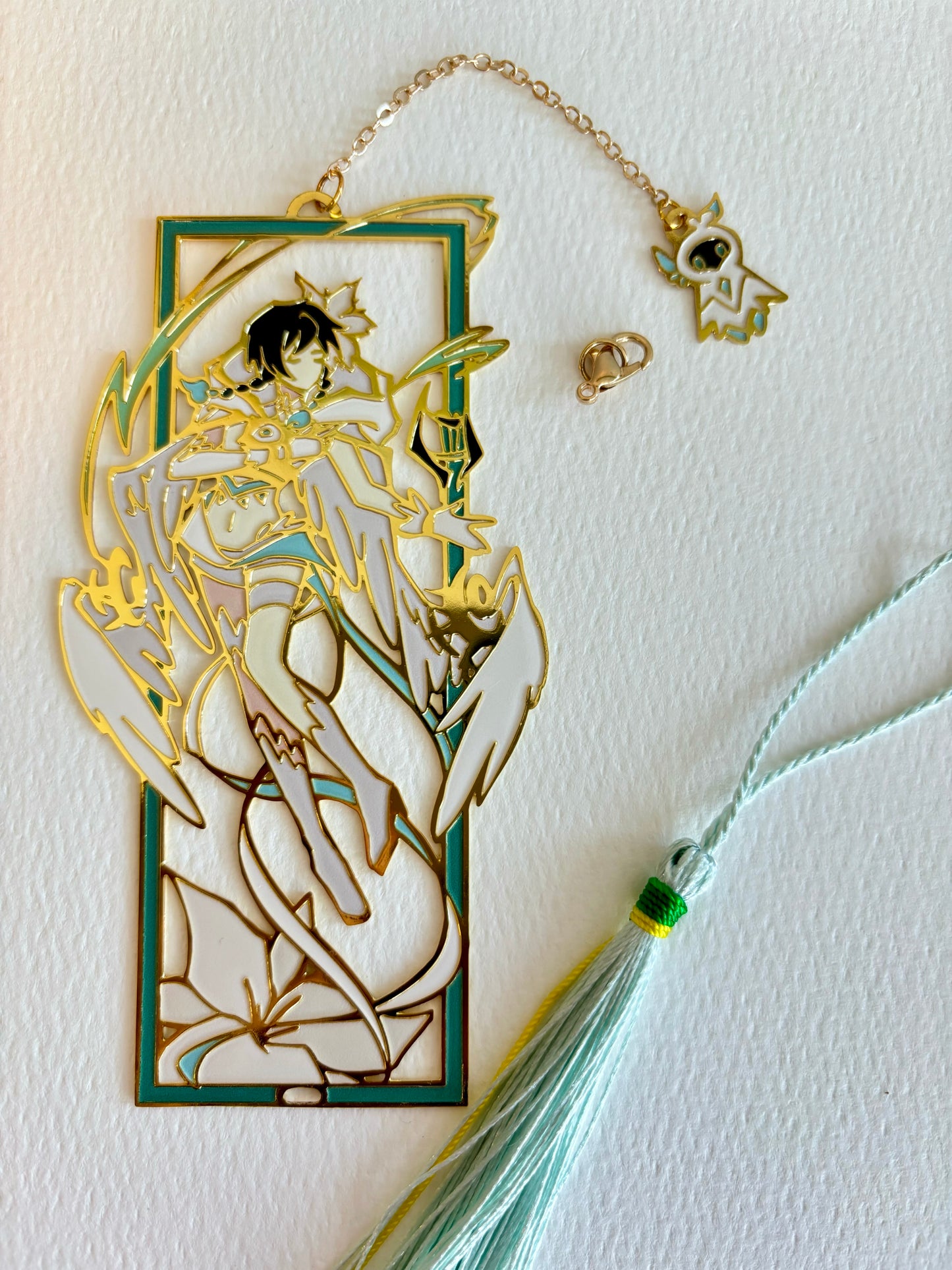 Venti Barbatos Mondstadt | Genshin Impact | Enamel Bookmark / Charm | 11x4cm