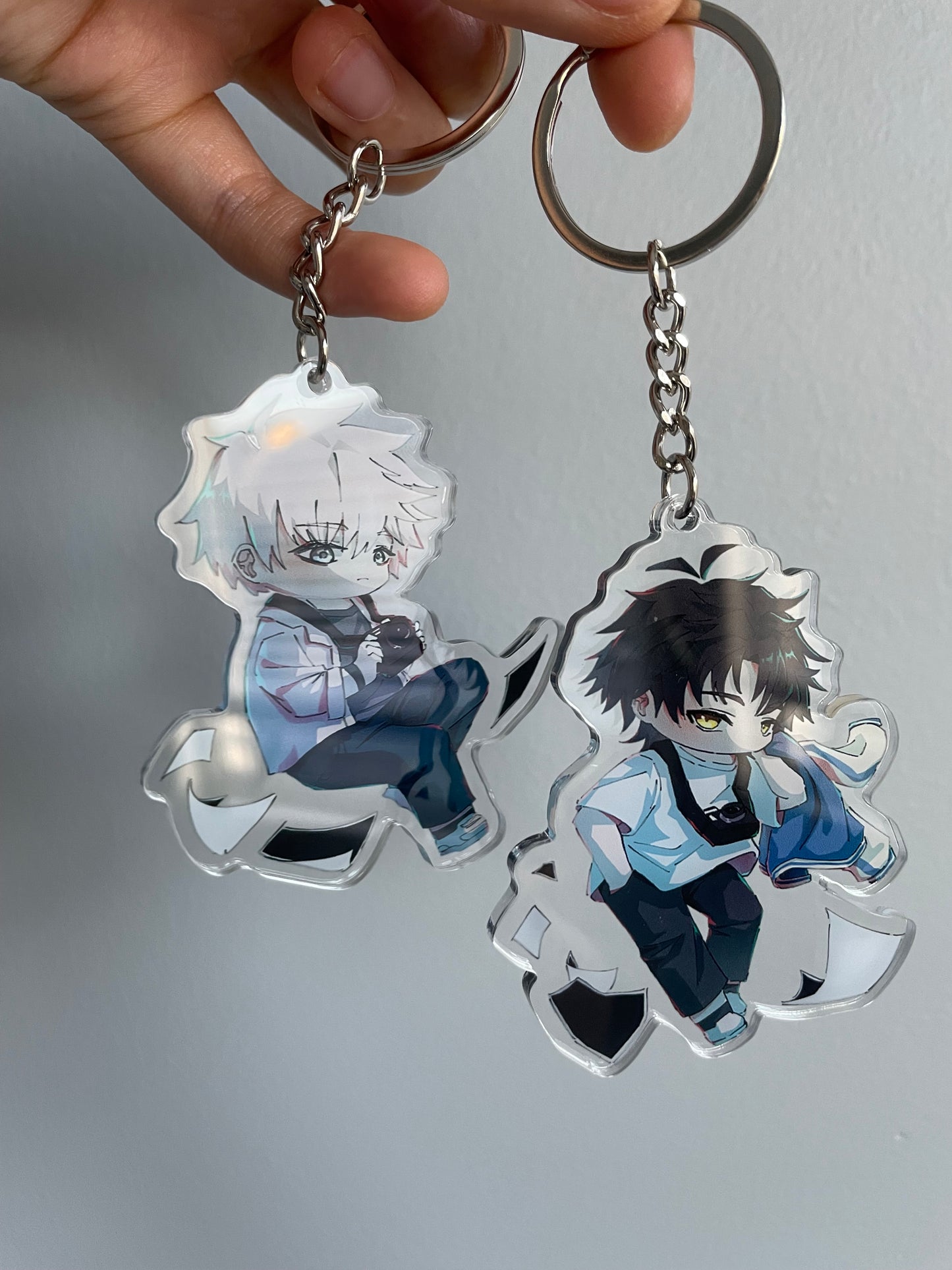 Link Click chibi | ChengXiaoshi & LuGuang | 2.5" Acrylic Keychain