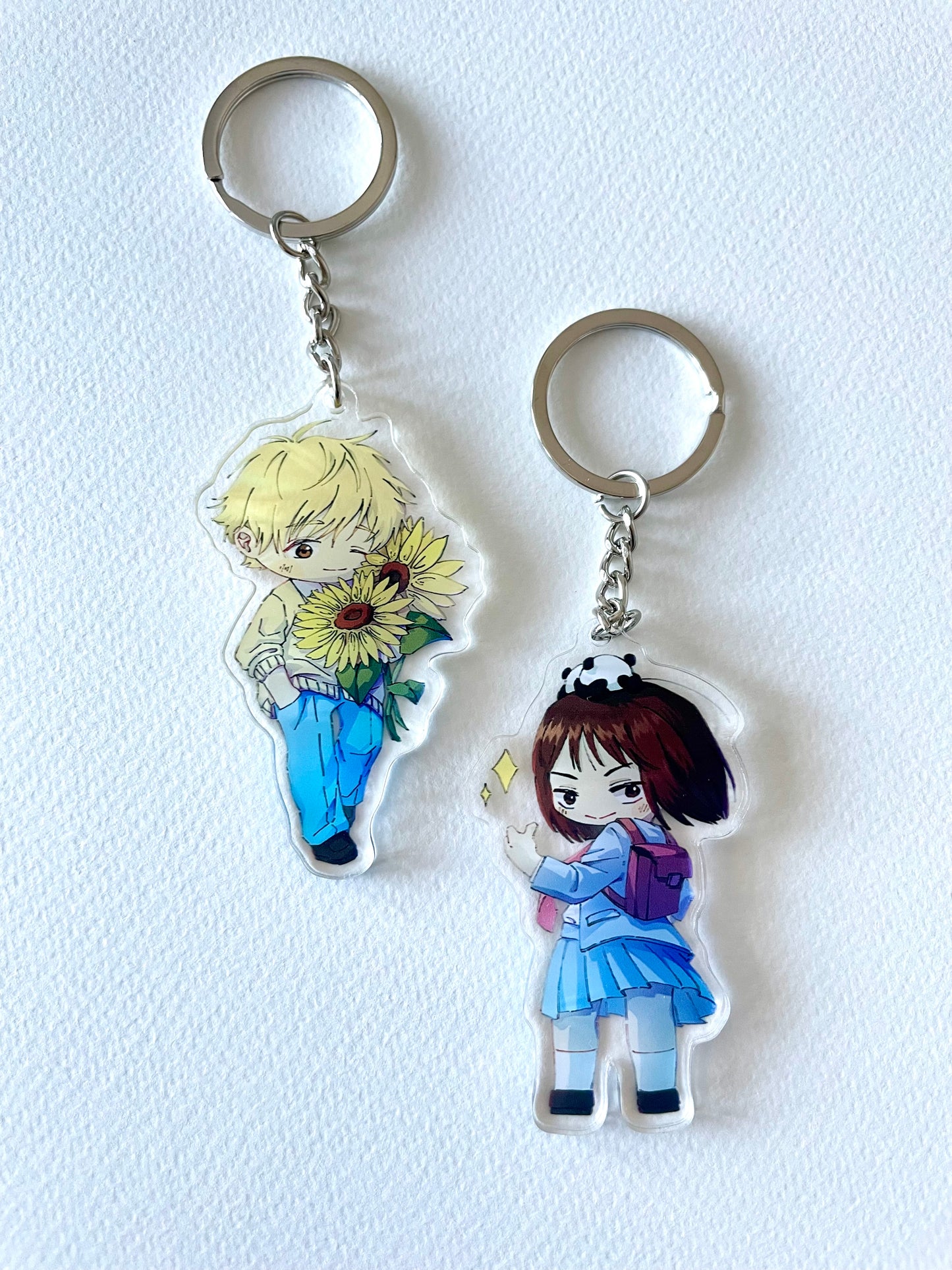 Mitsumi & Shima chibi | 2.5" Acrylic Keychain