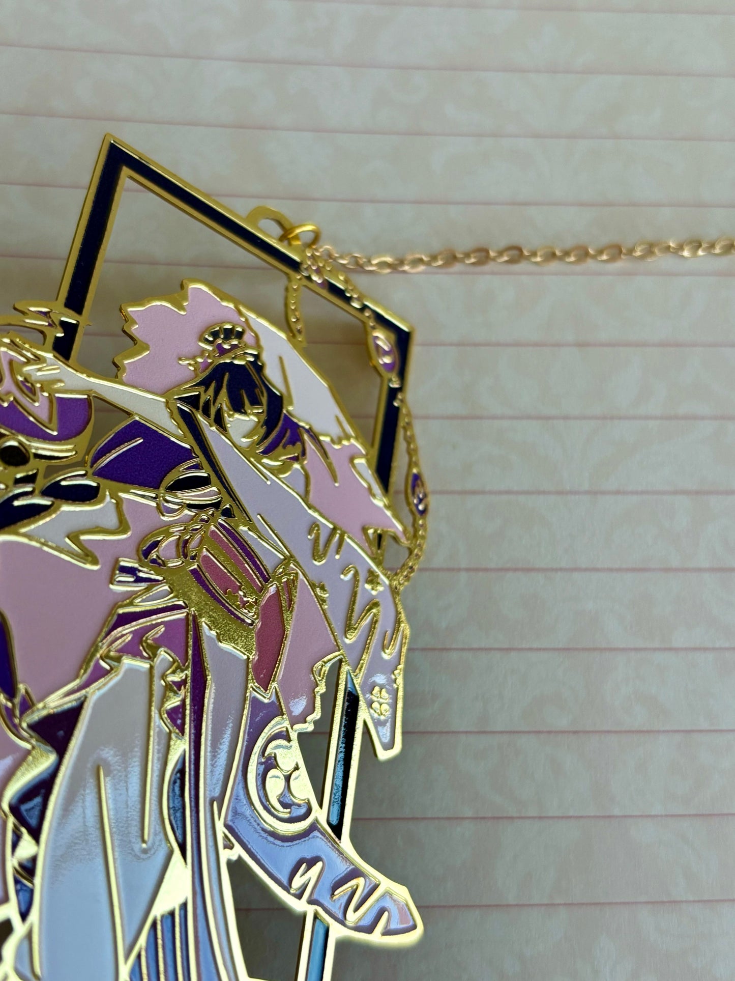 Makoto Baal Ei Beelzebul Raiden Shogun Inazuma | Genshin Impact | Enamel Bookmark / Charm | 11x4cm