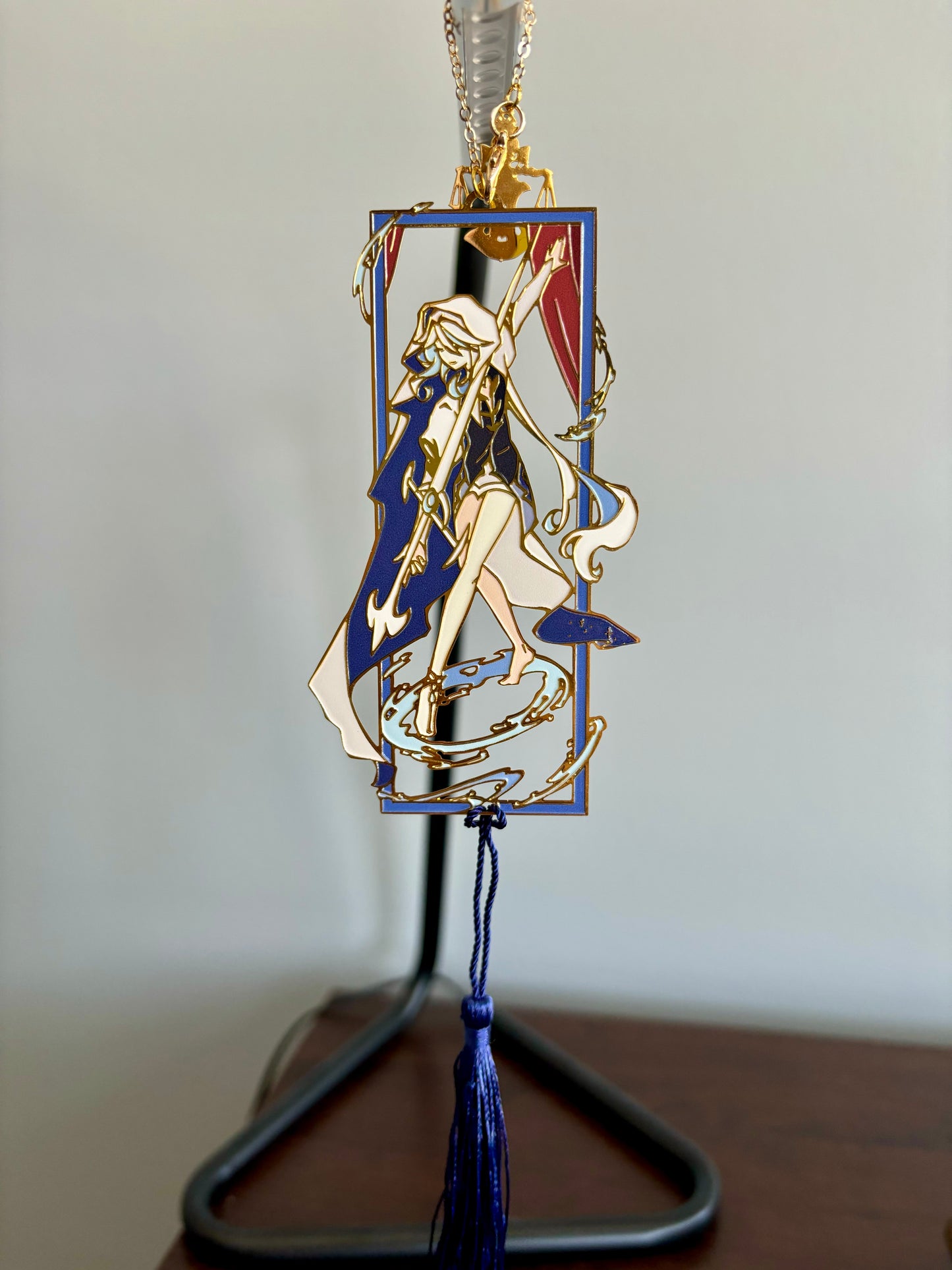 Furina Focalors Fontaine | Genshin Impact | Enamel Bookmark / Charm | 11x4cm