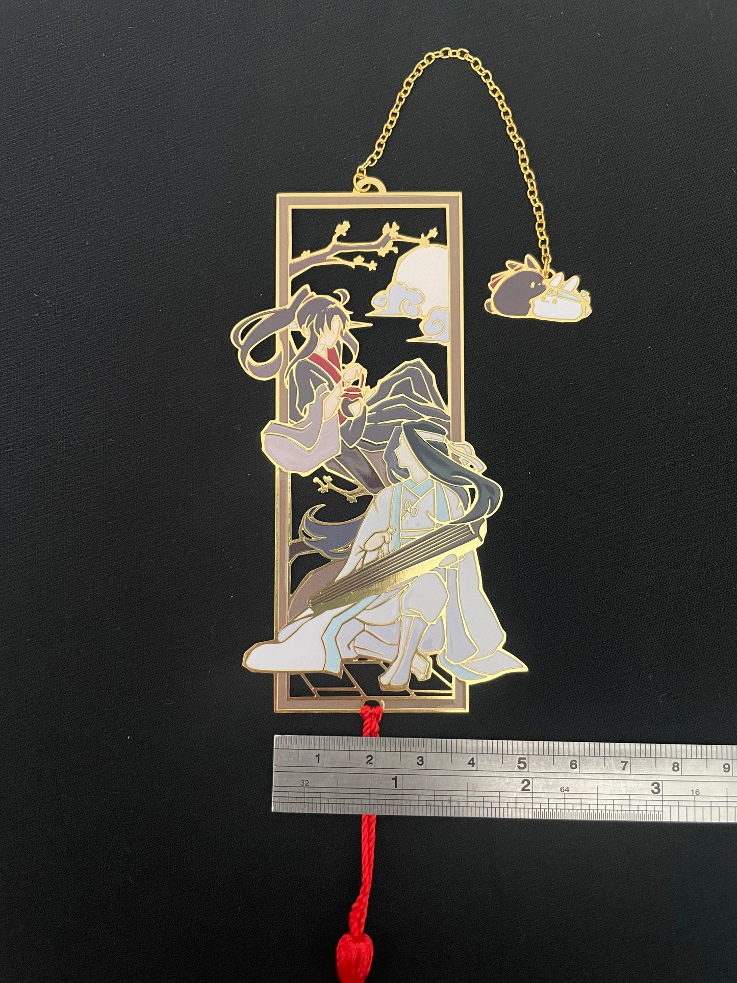 MZDS Founder of Diabolism | LZ & WY | Enamel Bookmark / Charm | 11x4cm