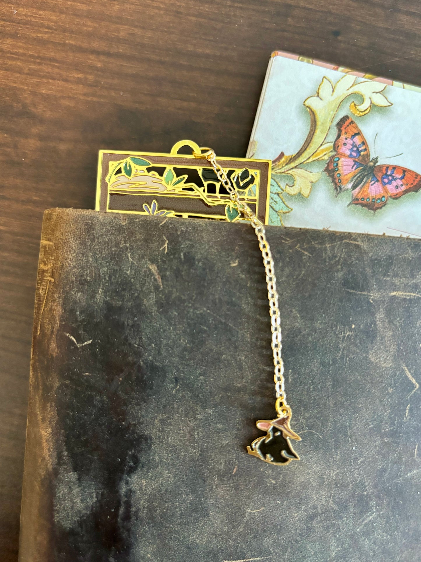 Witch’s Study | original design | Enamel Bookmark / Charm | 11x4cm