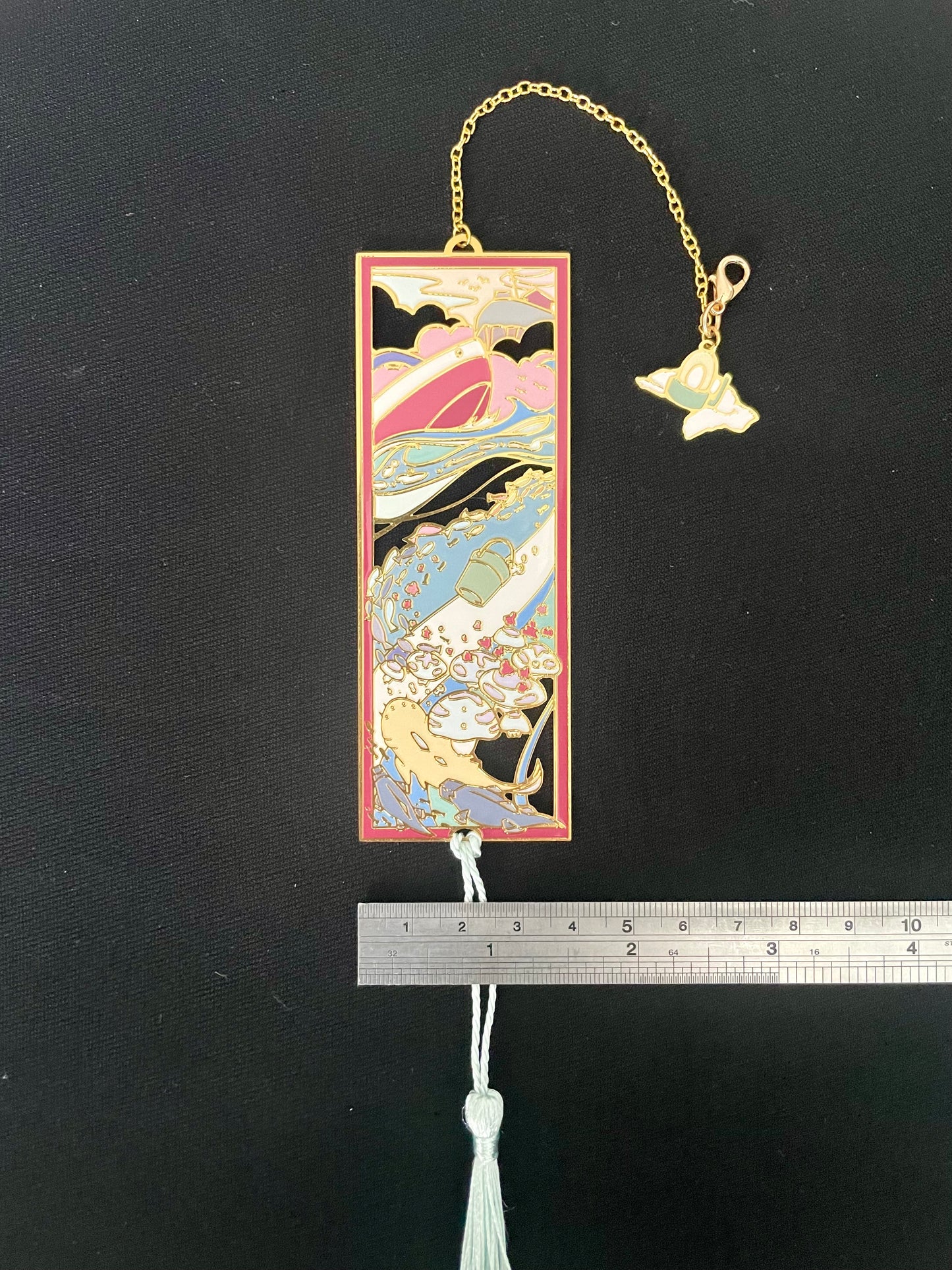 Goldfish Princess inspired | anime movie | Enamel Bookmark / Charm | 11x4cm