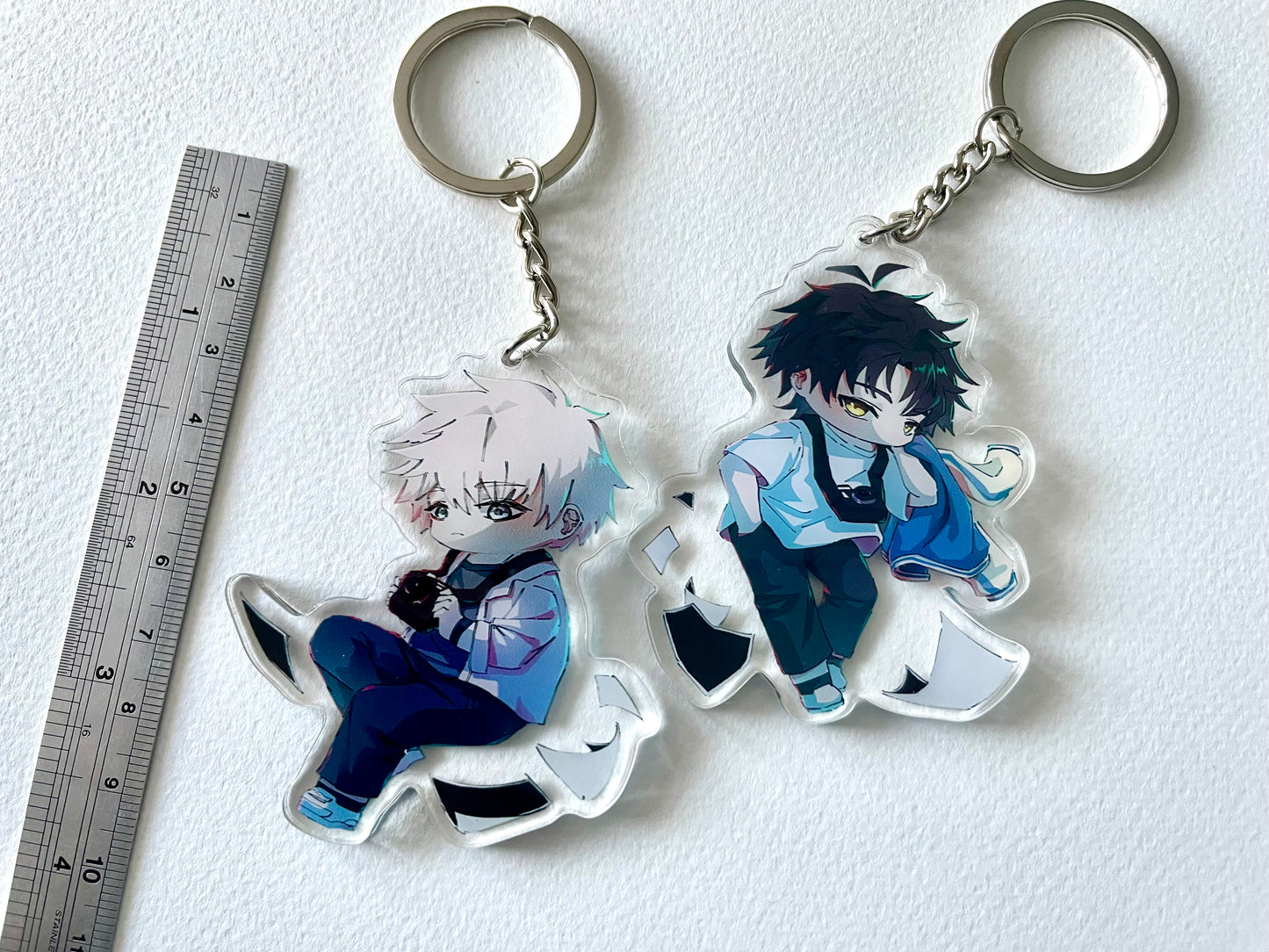 Link Click chibi | ChengXiaoshi & LuGuang | 2.5" Acrylic Keychain