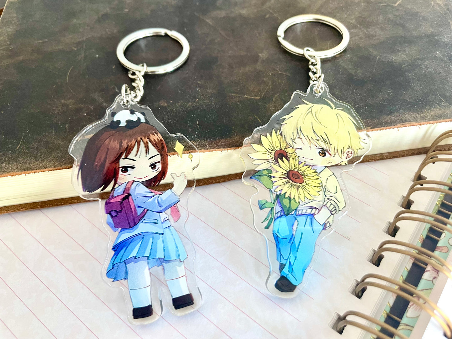 Mitsumi & Shima chibi | 2.5" Acrylic Keychain