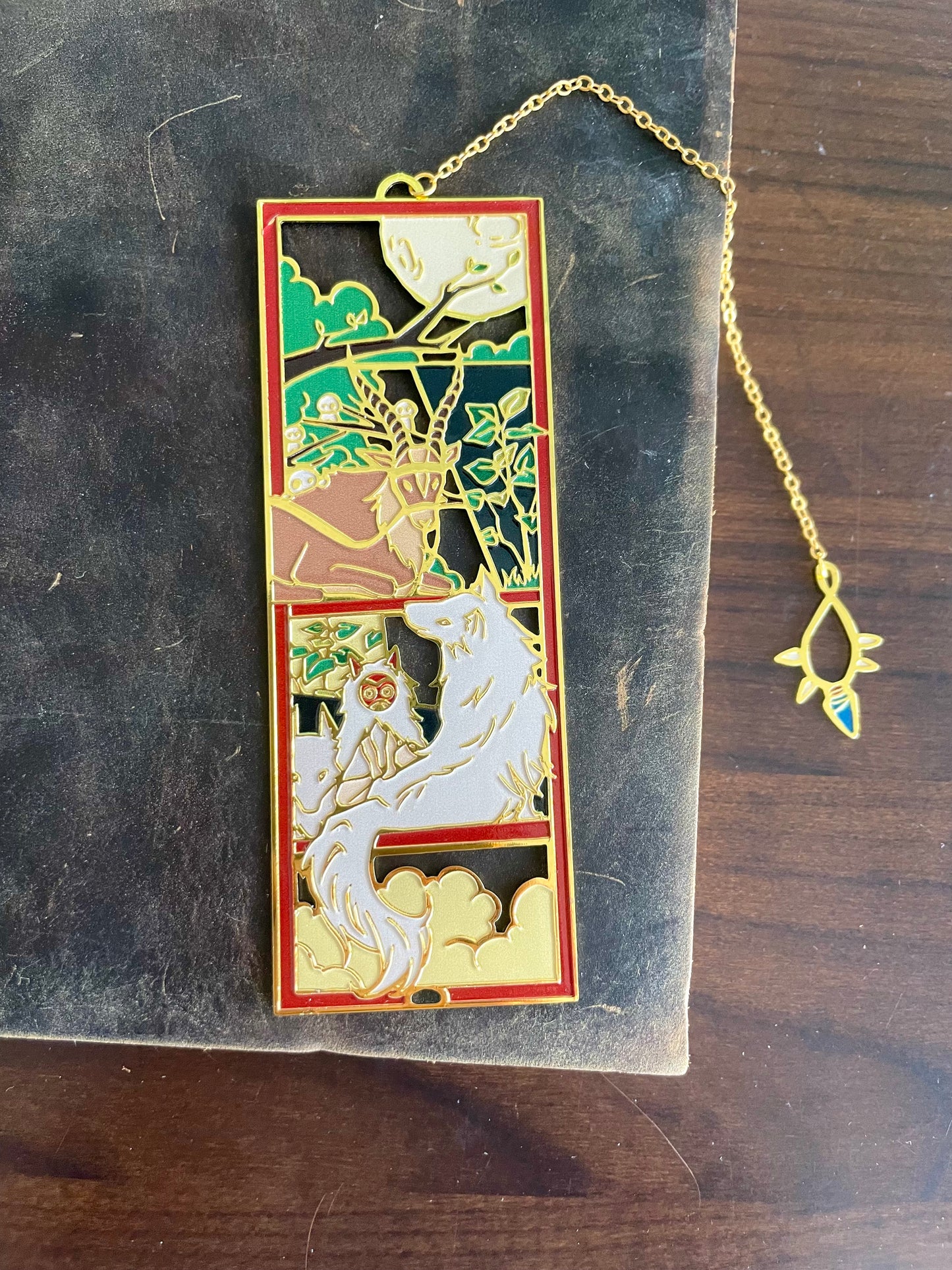 Mononoke Hime Inspired | Anime Movie | Enamel Bookmark / Charm | 11x4cm