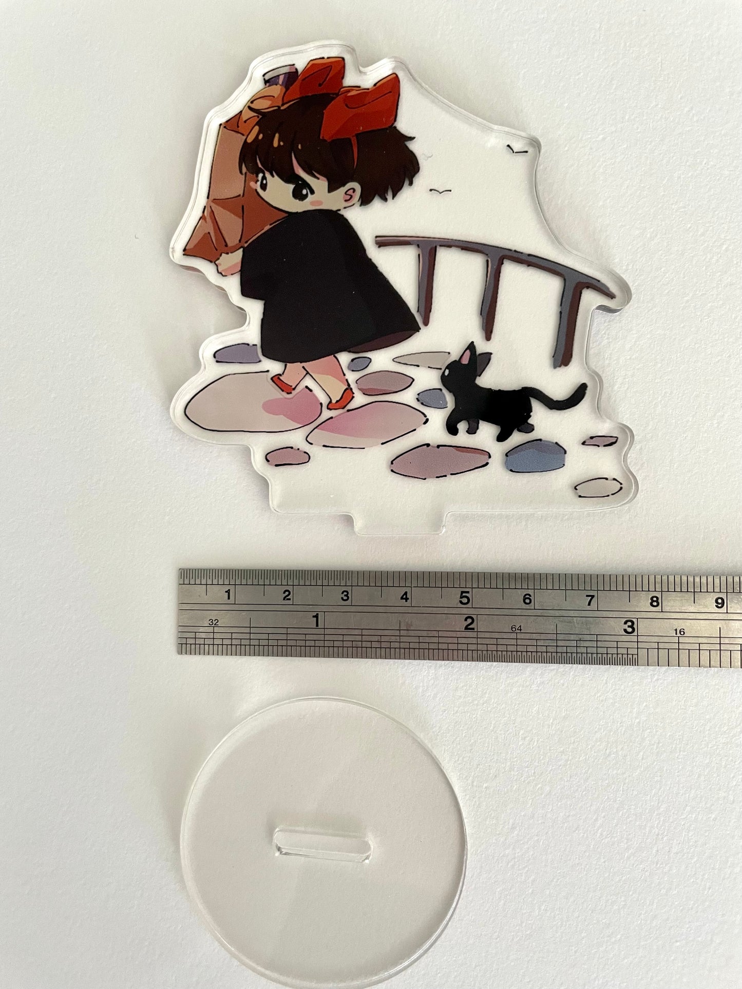 Delivery Service Inspired: Kiki & Jiji | Anime Movie Chibi | 3" Acrylic Stand