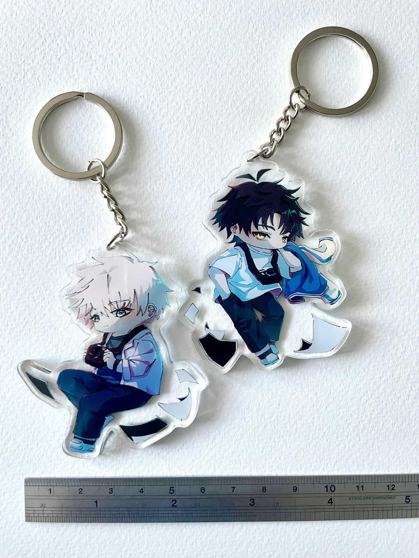 Link Click chibi | ChengXiaoshi & LuGuang | 2.5" Acrylic Keychain