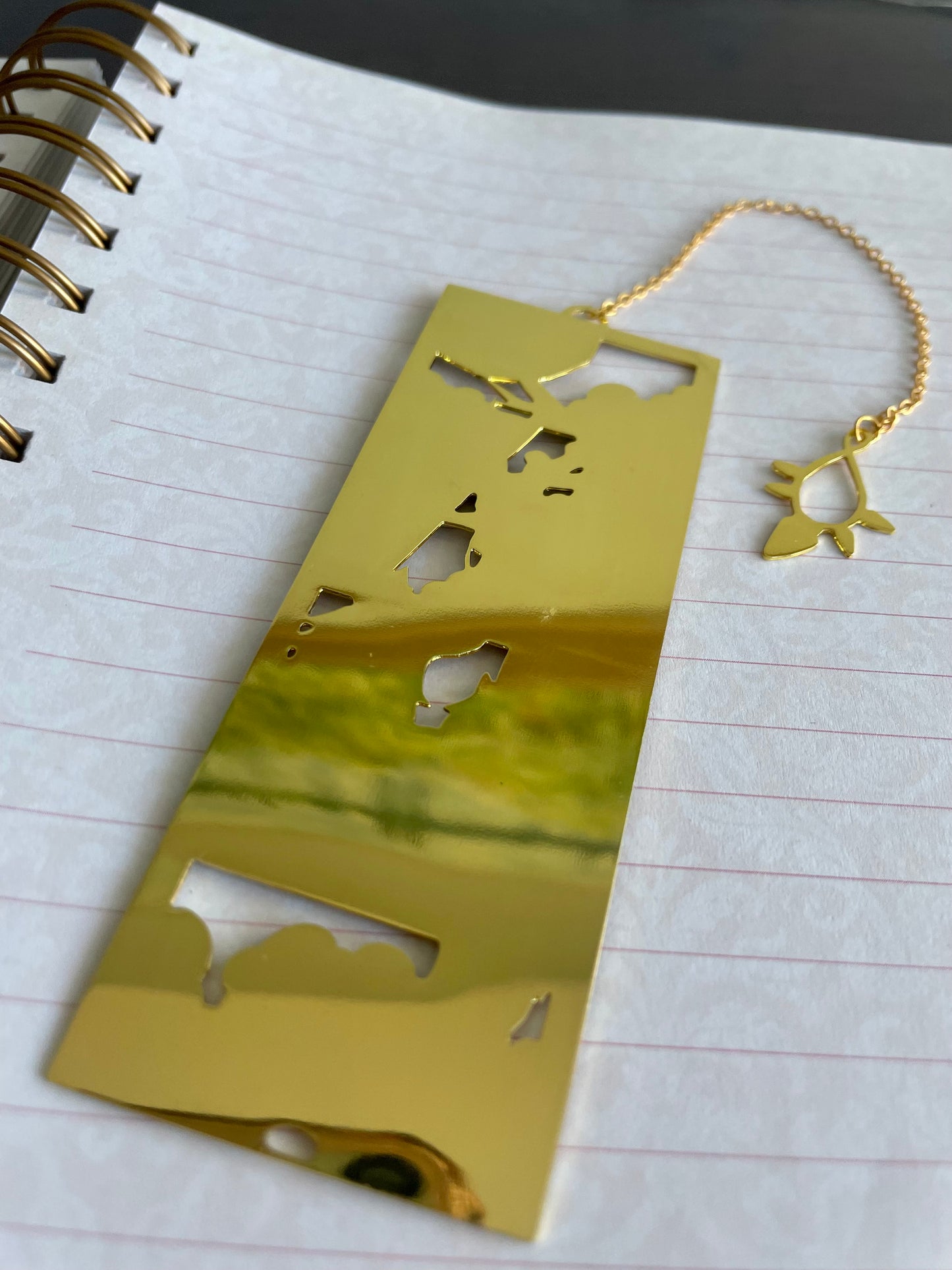 Mononoke Hime Inspired | Anime Movie | Enamel Bookmark / Charm | 11x4cm