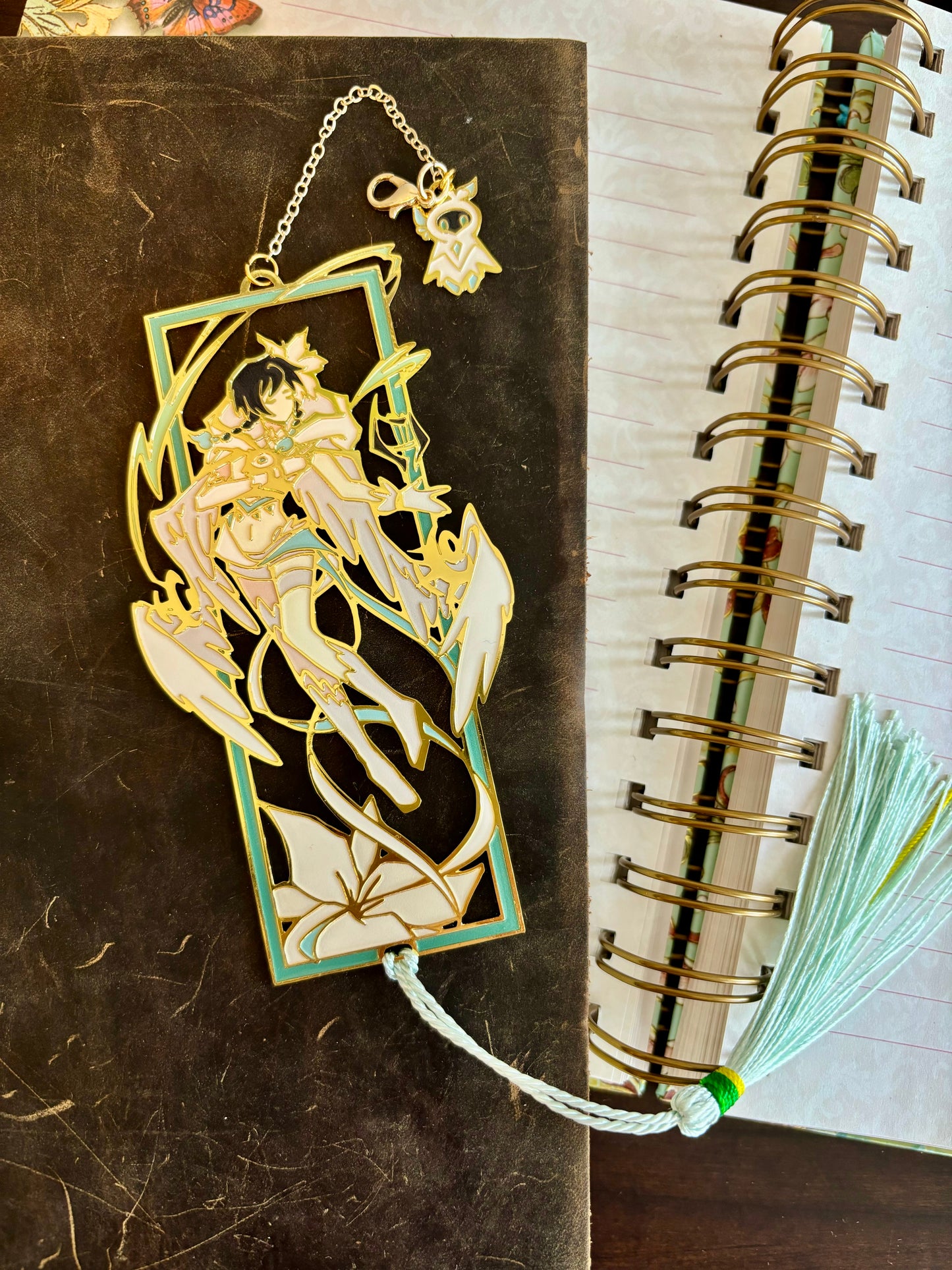 Venti Barbatos Mondstadt | Genshin Impact | Enamel Bookmark / Charm | 11x4cm